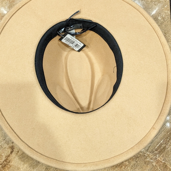 "So Many Words" LULUS Tan Fedora Structured Wide Brim Bohemian Hat (NWT) - Picture 14 of 16